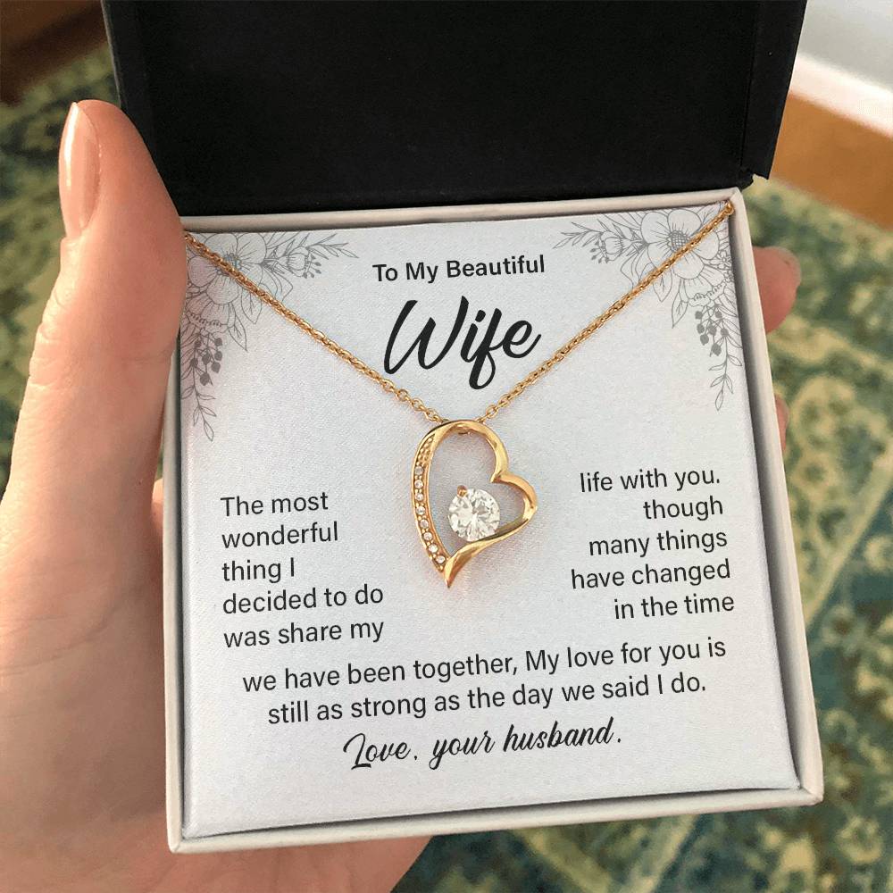 Romantic Gift for Wife from Husband with Love Note