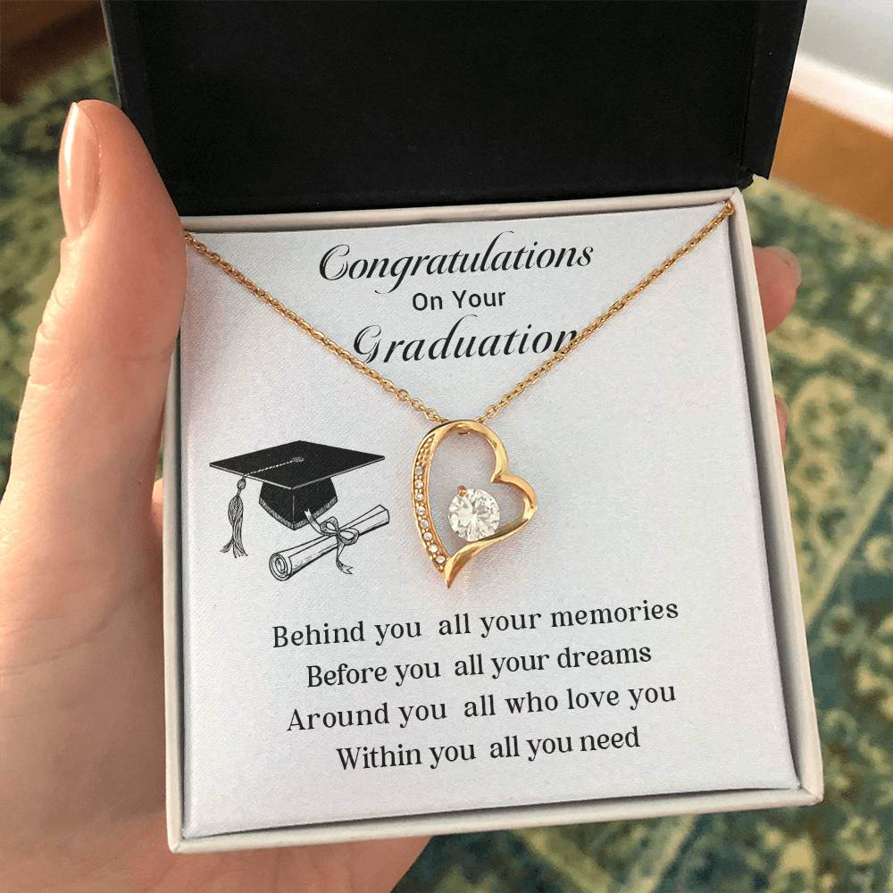 Congratulations On Your Graduation Necklace Graduation Necklace Gift Necklace For Graduate’s Special Day Gift For Graduate’s New Journey Necklace For Graduate’s Memories Gift For Graduate’s Success Emotional Gift For Graduates