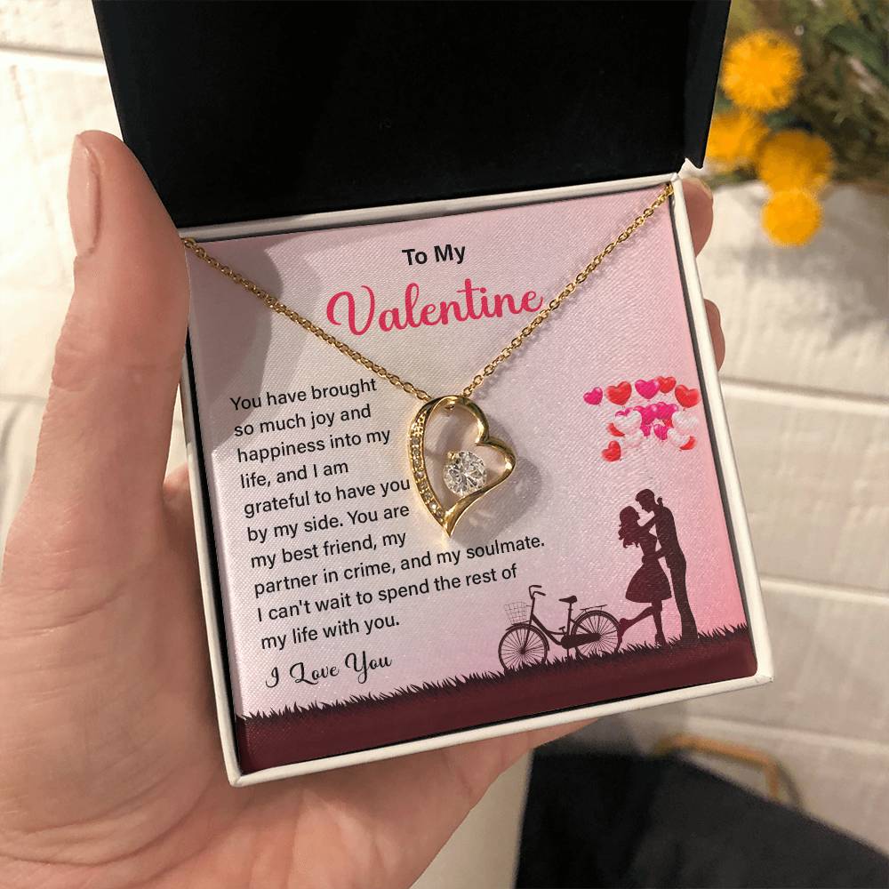 Valentine’s Heart Necklace Gift for Soulmate