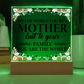 Mother Quote Acrylic Plaque With Floral Design
