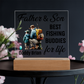 Father & Son Fishing Buddies Acrylic Plaque