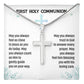 First Holy Communion Cross Necklace Gift for Boys and Girls