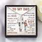 You Are Appreciated Dad Cross Necklace Gift From Son