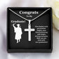 Graduation Cross Necklace for Graduate Gift
