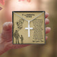 Father Cross Necklace Gift from Son – Inspirational Pendant with Heartfelt Message Card