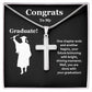 Graduation Cross Necklace for Graduate Gift