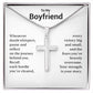 Christian Cross Necklace Gift for Boyfriend