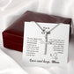 For A Son Cross Necklace Love And Hugs From Mom Gifts For Son First Communion With Heartfelt Message Card