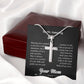 To My Amazing Son Wearing This Symbol is Not a Fashion, Cross Necklace From Mom With Meaningful Message Card