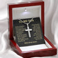 Christian Cross Necklace for Son with Loving Message