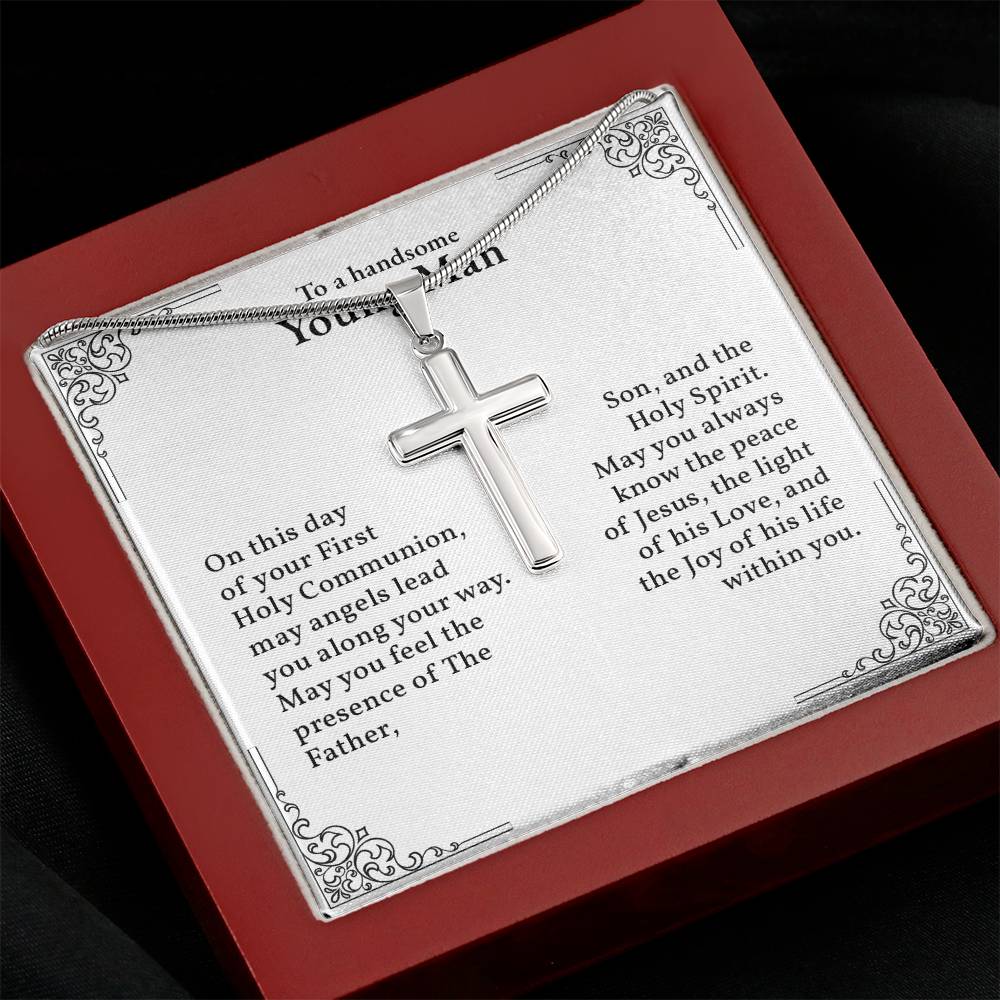 First Communion Gift for Boy – With Message Card