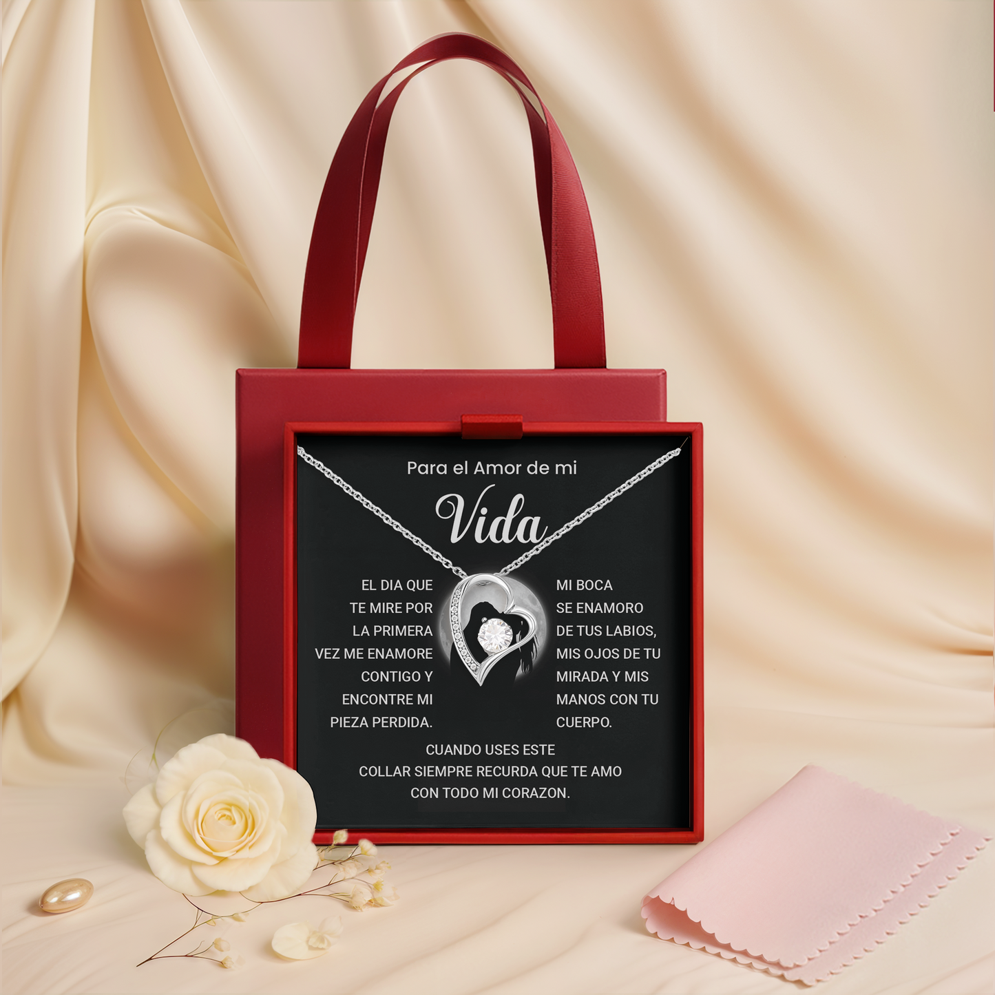 Collar Para El Amor de Mi Vida - Regalo Romántico de Aniversario y San Valentín