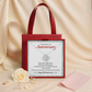 40th Anniversary Necklace for Wife Ruby Anniversary Gift from Husband with Forever Love Message Card