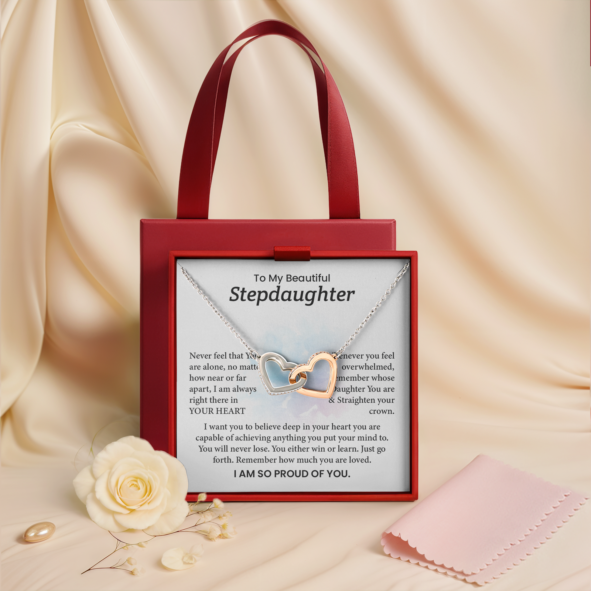 Stepdaughter Necklace Graduation Gift from Stepparent