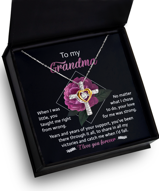 Grandma-Love For Me Necklace Gift From Grandchild