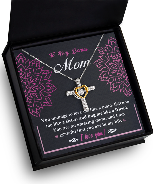 Bonus Mom An Amazing Mom Necklace