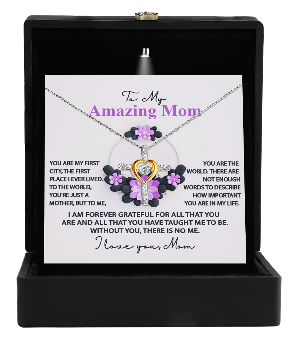 To my Amazing Mom You Are my First City Necklace