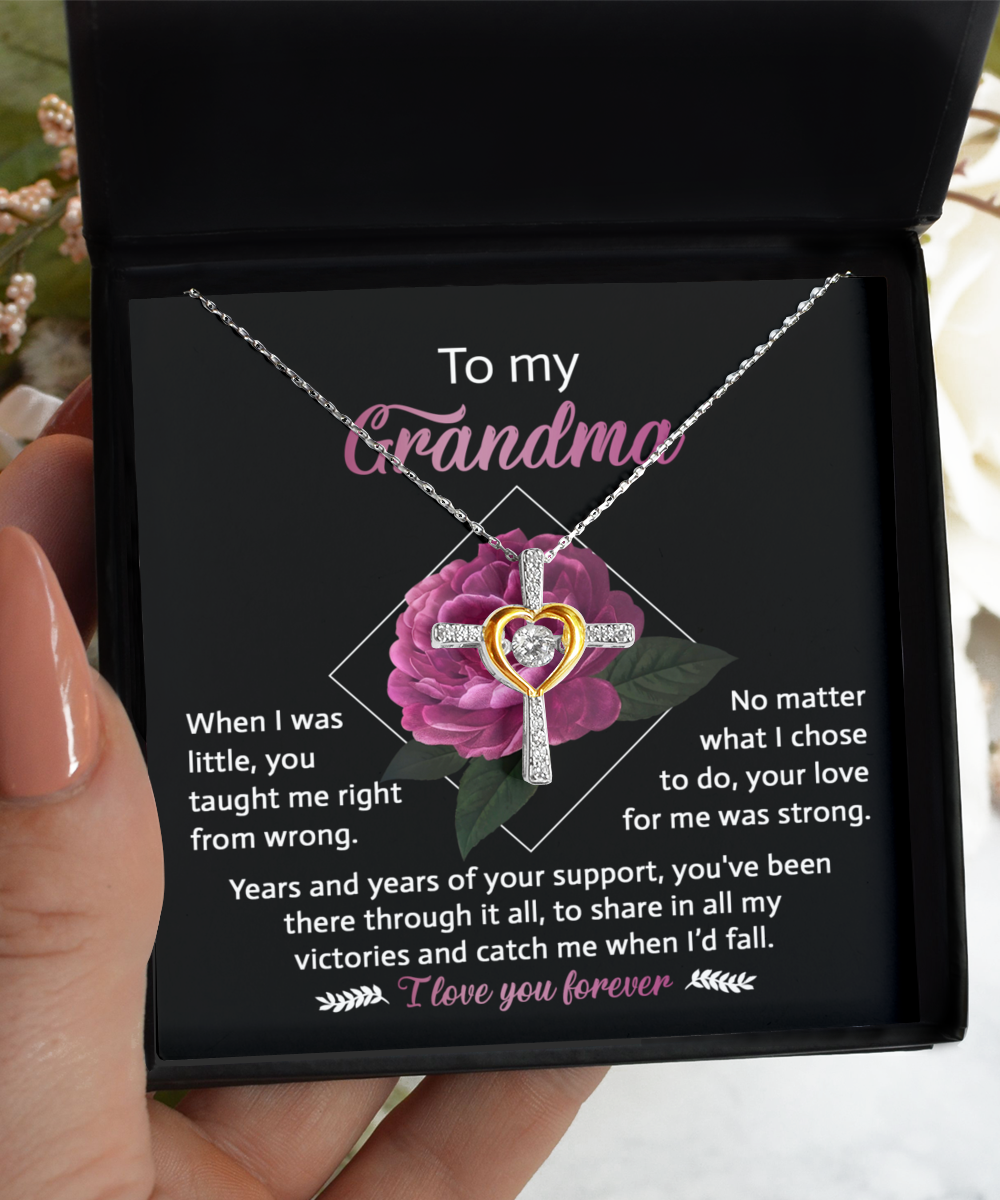 Grandma-Love For Me Necklace Gift From Grandchild