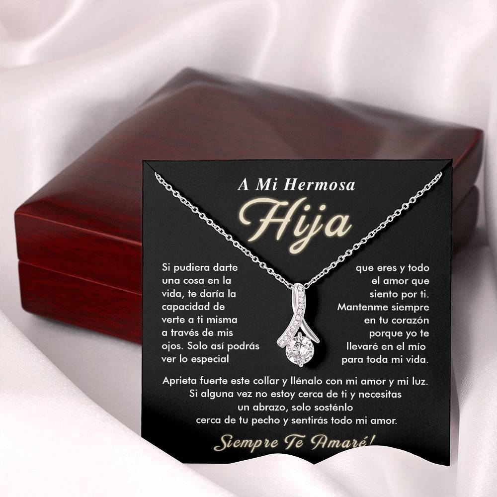 Collar para mi hermosa hija Regalo de cumpleaños o Navidad de papá o mamá