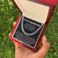 To My Grandson Cuban Link Chain Grandson Gift from Grandma or Grandpa
