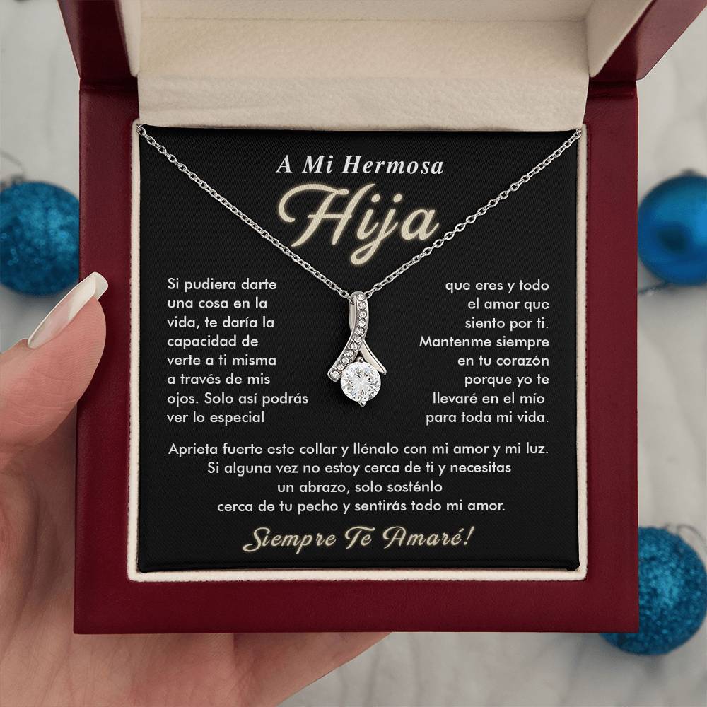 Collar para mi hermosa hija Regalo de cumpleaños o Navidad de papá o mamá