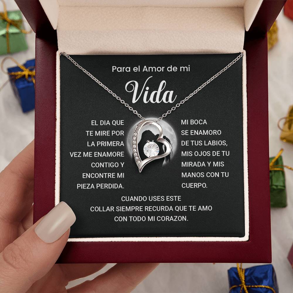 Collar Para El Amor de Mi Vida - Regalo Romántico de Aniversario y San Valentín