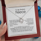 Badass Niece Necklace Birthday Gift from Aunt or Uncle
