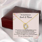 Aunt and Niece Necklace Heart Necklace Gift for Niece from Aunt with Friendship Message Card