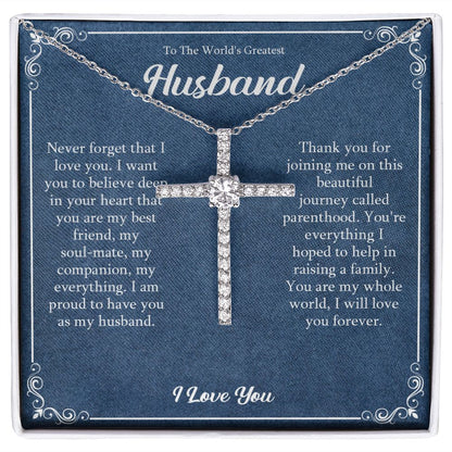 To The World's Greatest Husband - To My Man Necklace Heartfelt Gifts From Wife