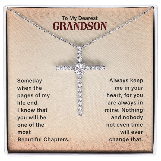 To My Dearest Grandson Always keep Me In Your Heart