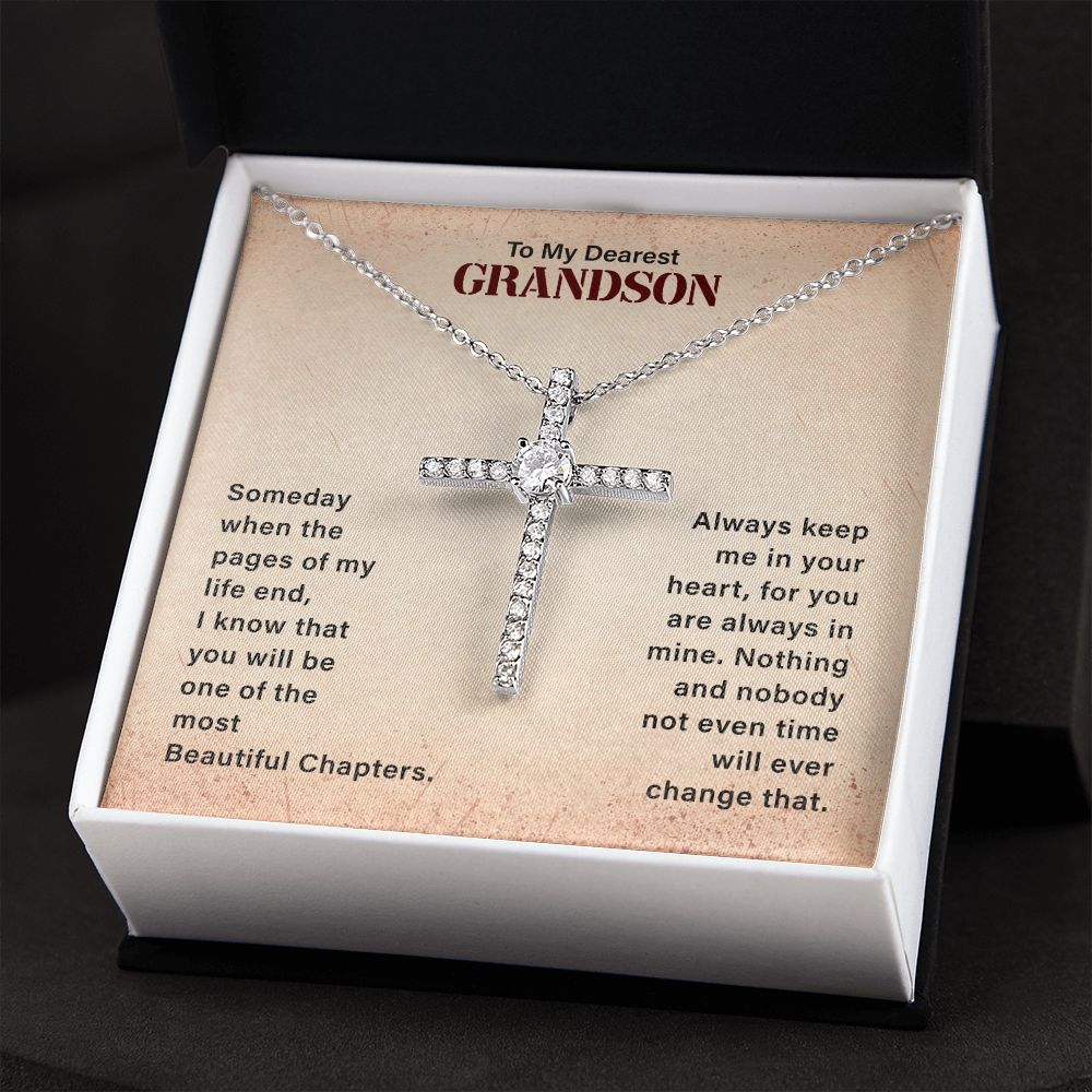 To My Dearest Grandson Always keep Me In Your Heart