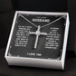 To My Loving Husband - You are a Great Husband, Cross Necklace Perfect For Birthday Anniversary With Meaningful Message