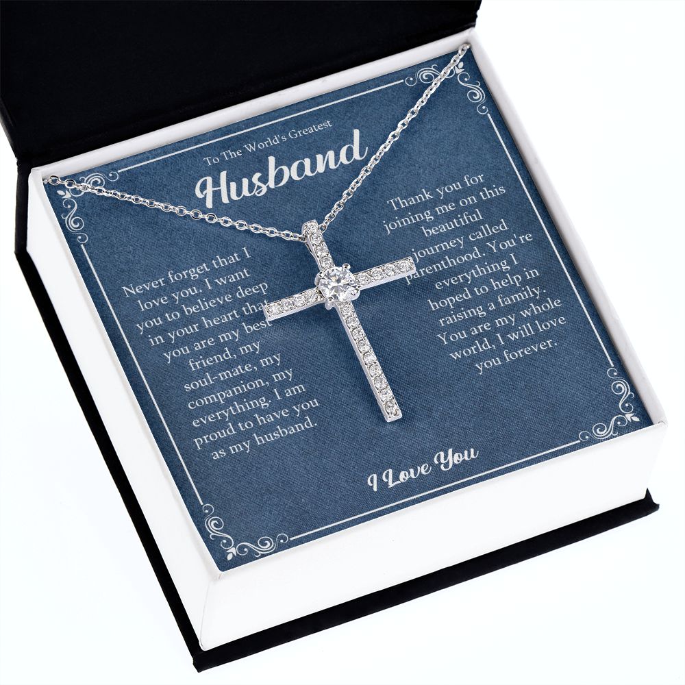 To The World's Greatest Husband - To My Man Necklace Heartfelt Gifts From Wife