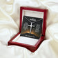 To My Husband Cross Necklace Gifts From Wife - Birthday Anniversary Gift With Heartfelt Message Card & Elegant Box