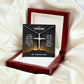 To My Husband Cross Necklace Gifts From Wife - Birthday Anniversary Gift With Heartfelt Message Card & Elegant Box