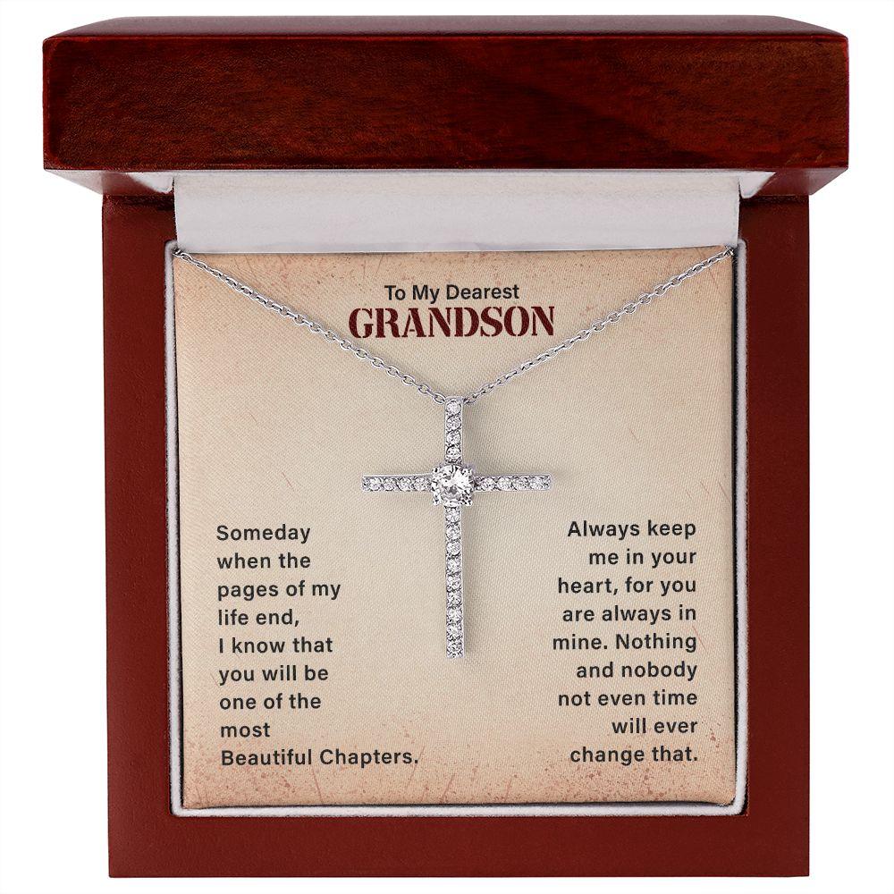 To My Dearest Grandson Always keep Me In Your Heart