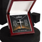 To My Husband Cross Necklace Gifts From Wife - Birthday Anniversary Gift With Heartfelt Message Card & Elegant Box