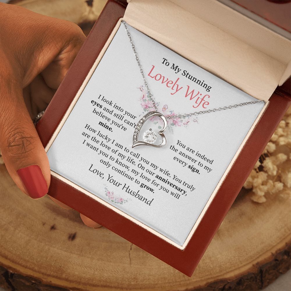 To my stunning lovely wife