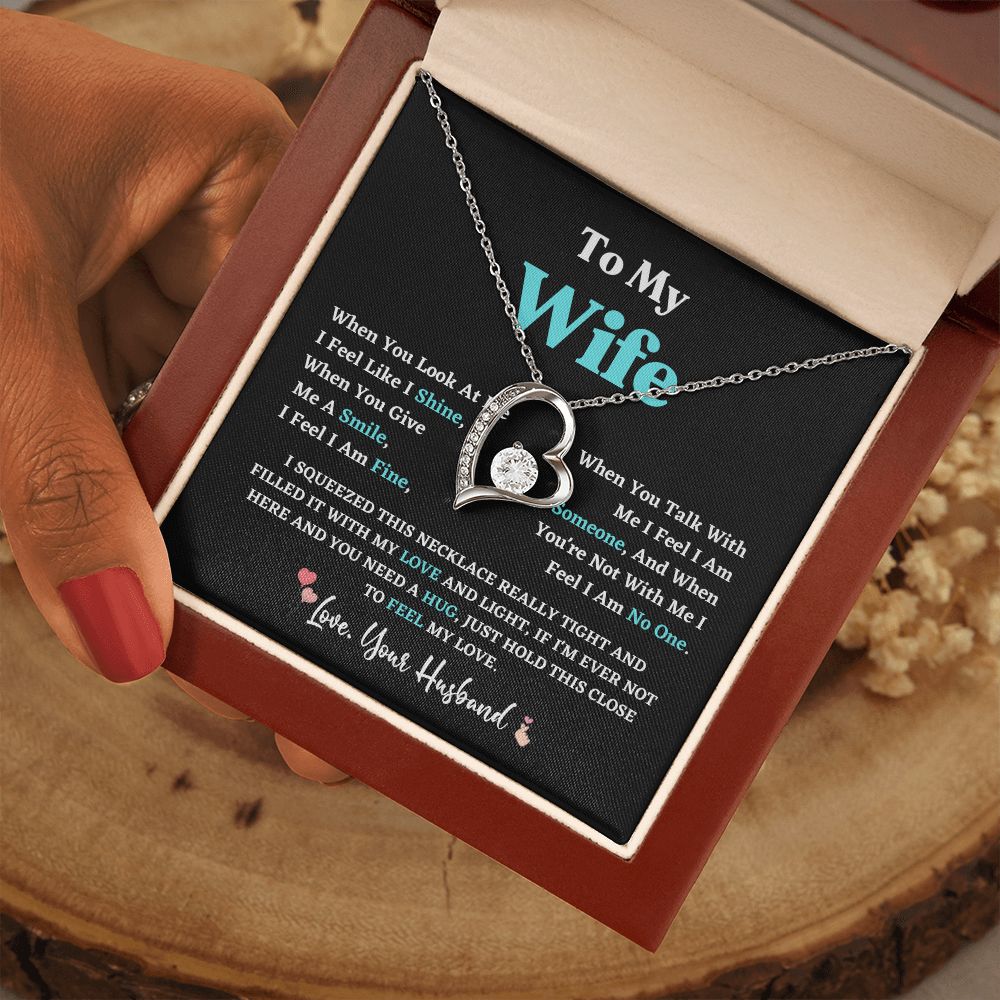 To My Wife Necklace From Husband