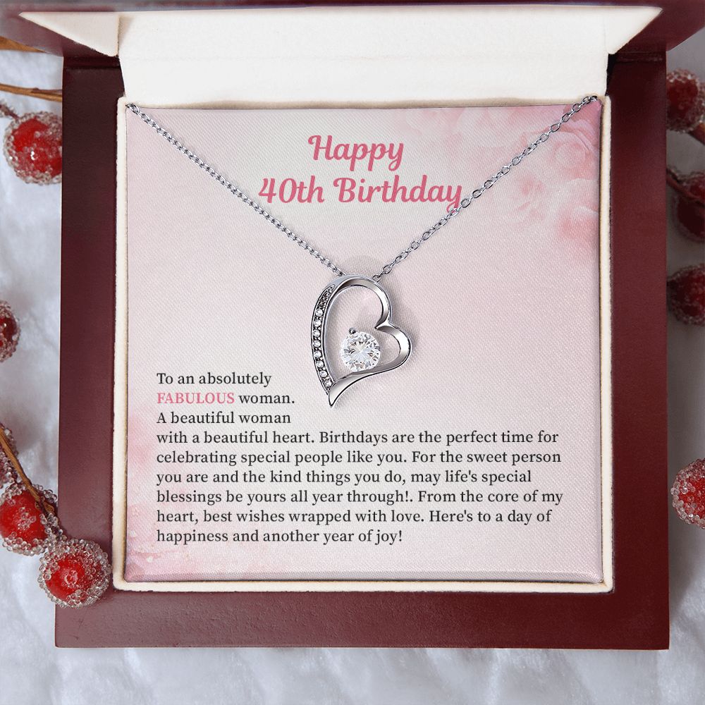 Happy 40th Birthday Here's To A Day Of Happiness And Another Year Of Joy