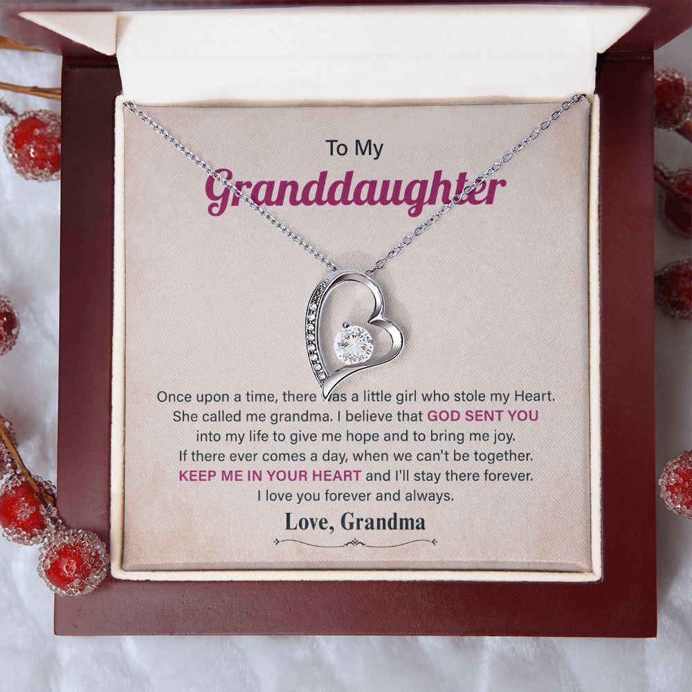 To My Granddaughter Keep Me In Your Heart And I'll Stay There Forever