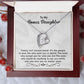 Bonus Daughter Necklace Gift – Family Isn't Always Blood Gift from Stepmom or Stepfather
