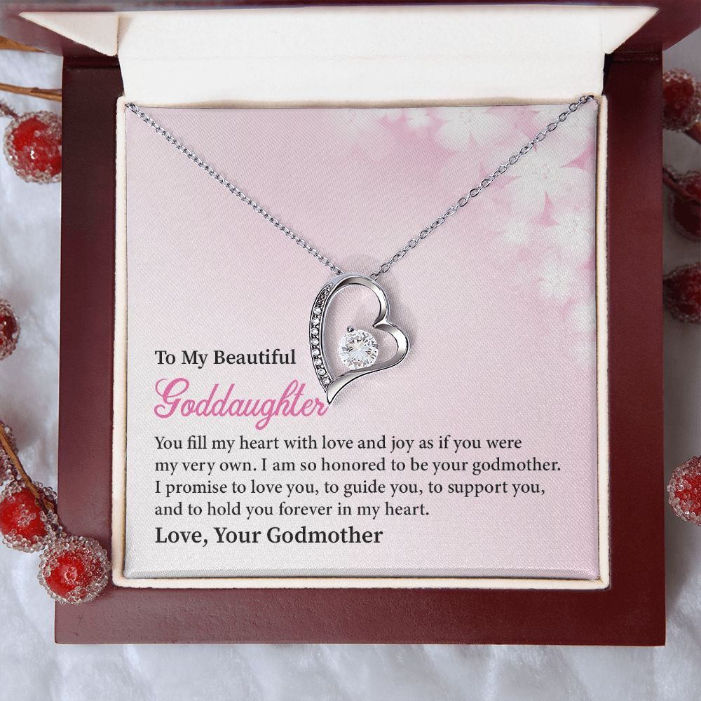 To My Beautiful Goddaughter Forever In My Heart Love, Your Godmother