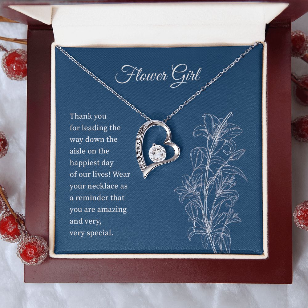 Flower Girl - thank you for leading the way down