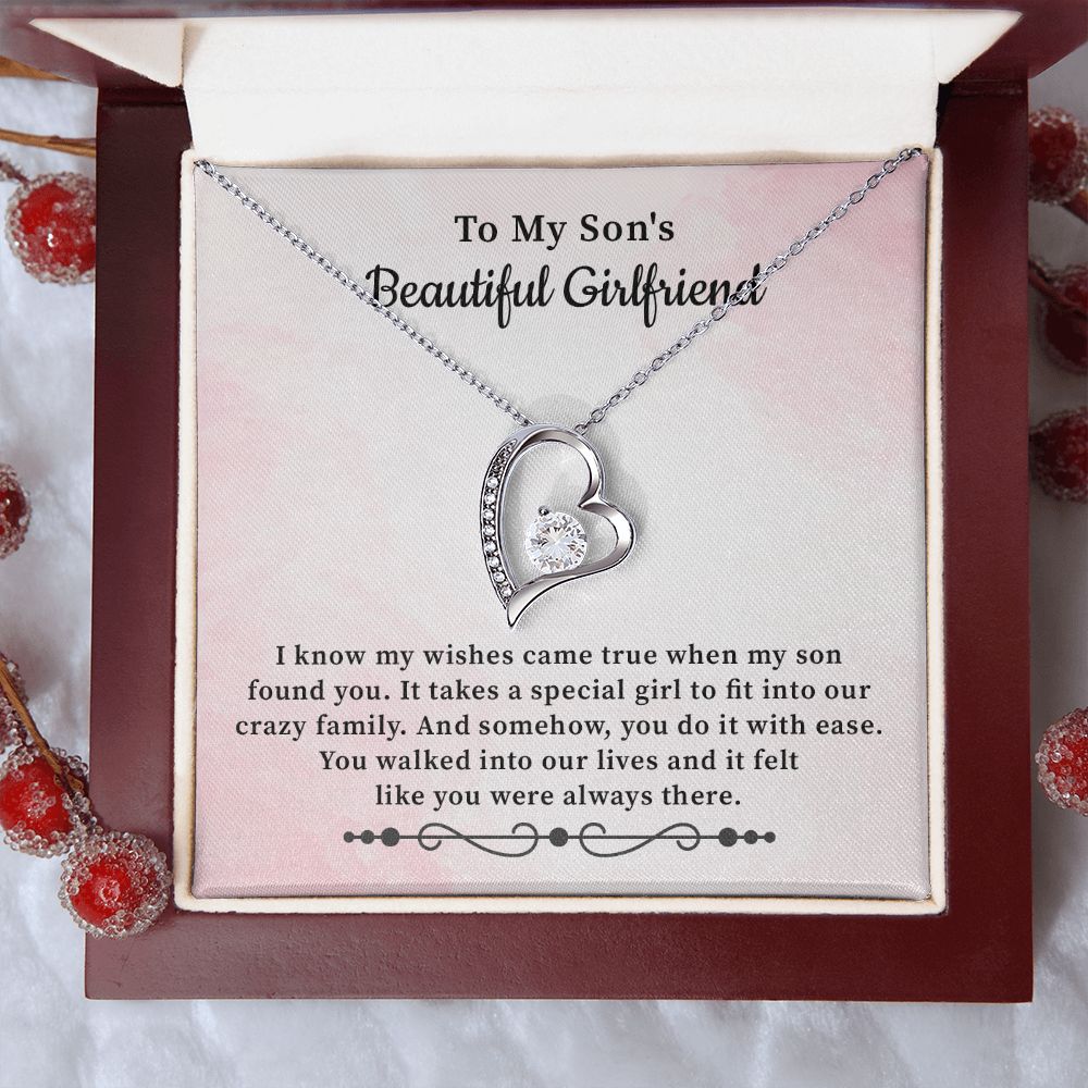 To My Son's Beautiful Girlfriend You Walked Into Our Lives And It Felt Were Always There