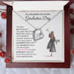 Graduation Necklace for Daughter With Heart Pendant