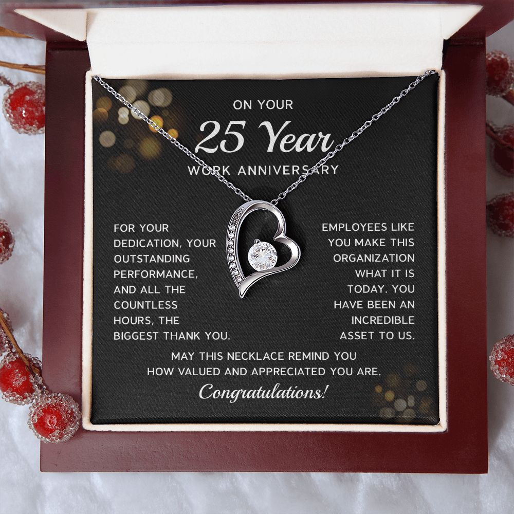 On Your 25th Work Anniversary, Congratulations!