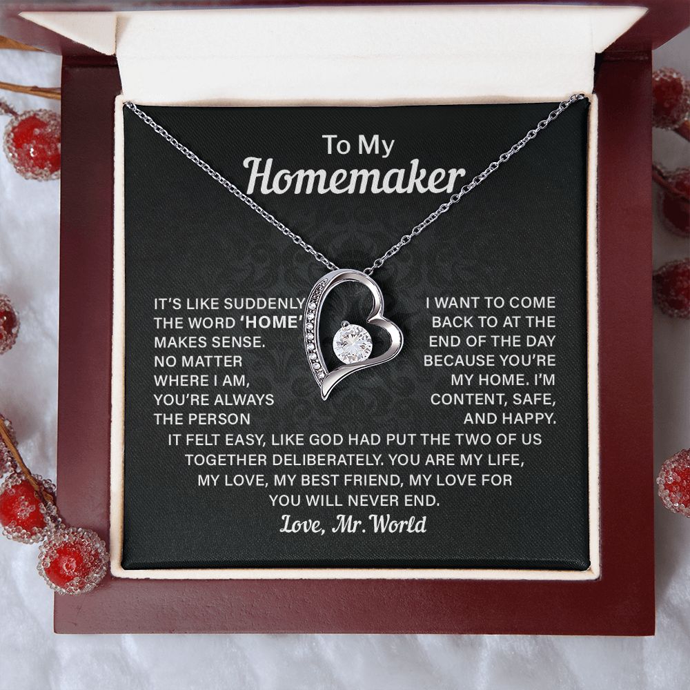 To My Homemaker, My Best Friend My Love For You Will Never End Love, Your Mr. World