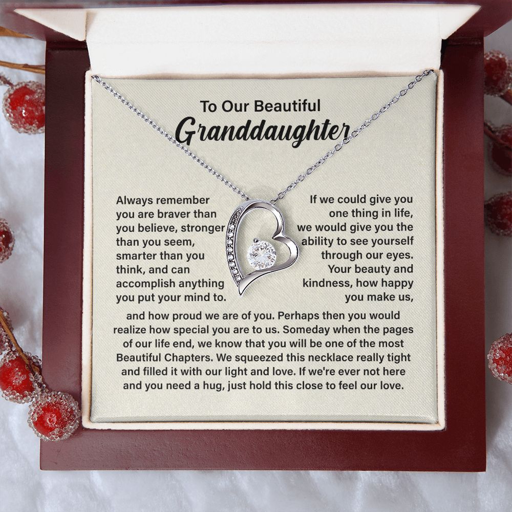 To Our Beautiful Granddaughter Always Remember You Are Braver Than you Believe
