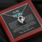 To My Wife Necklace From Husband